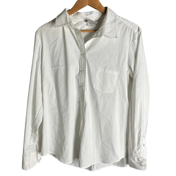 Finley Alex Perfect Dress Shirt White Size XL - Picture 4 of 7